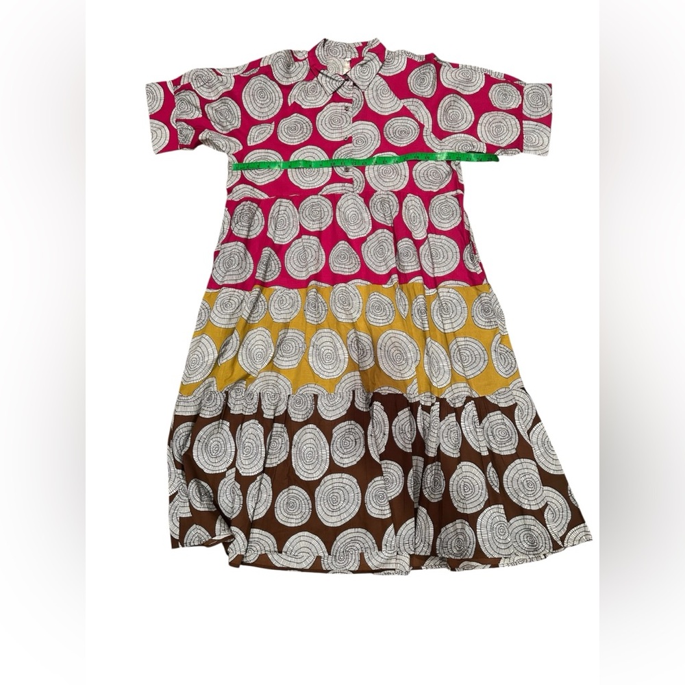 Uncle Frank Tiered in Spirals Midi Dress - Picture 4 of 6
